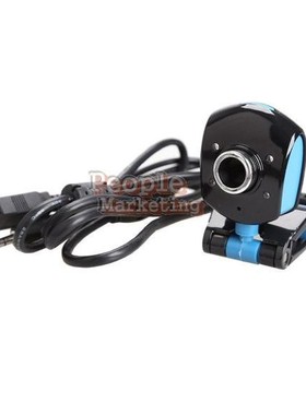4 LED USB 2.0 50 Mega Pixels HD Webcam Web Cam with Mic for