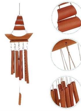 House Gifts Deep Tone Wooden Chimes Decoration Home Hanging
