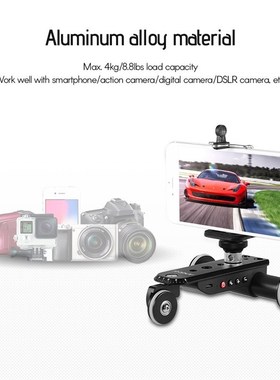 KINGJOY Aluminum Alloy Motorized Video Camera Dolly Track Sl