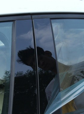 10Pcs Window Pillar Trims Exterior Accessory For Mazda 3 Axe