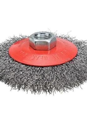 1Pcs 4 Inch 100mm M14 Thread Wire Bevel Brush For Metal Rust