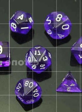 RPG 7 Sided Die D4 D6 D8 Poly hot D12 MTG D20 D&D DND D1