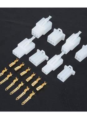 380pcs Connectors Motorcycle Car Electrical 2.8mm 2 3 4 6 Pi