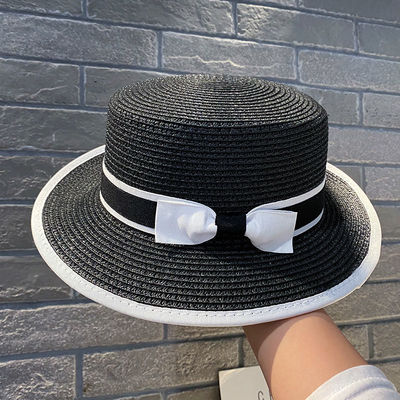Women Summer New Sunscreen Straw Hat Outing Sun Visor
