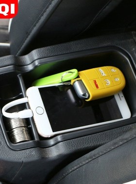 ABS Car Armrest Storage Box Holder Container for Jeep Compas