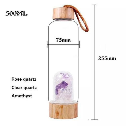 1 Buah 550Ml Kristal Alami Batu Asah Penyembuhan Mawar