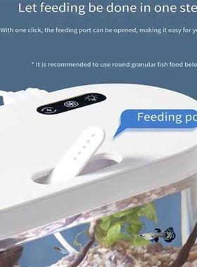 Living room creative small goldfish tank desk top integrated