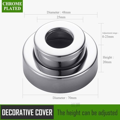 New 304 Stainless Steel Water Pipe Decorative Cover Shower A