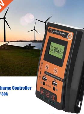 PWM Solar Charge Controller 30A 50A 70A 12V 24V Auto Recogni