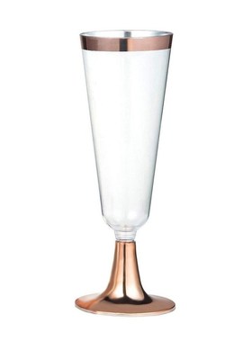 6pcs/Set Disposable Plastic Red Wine Glass Champagne Flute C