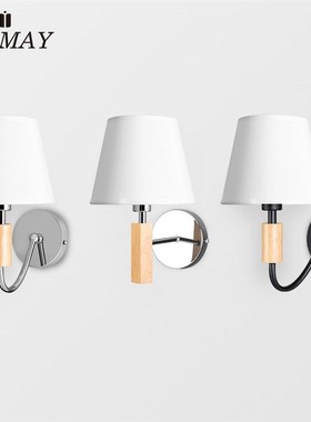 Minimalist Wooden Wall Lamps Natural Study Bedside Lamp Livi