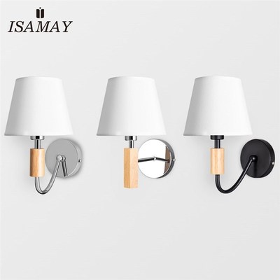Minimalist Wooden Wall Lamps Natural Study Bedside Lamp Livi