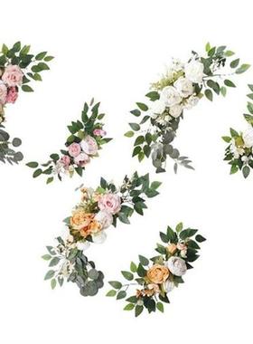 2Pcs Handcraft Wedding Arch Flowers Centerpieces Kit
