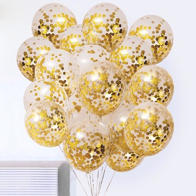 12incher/10pcs lot Glit Confetti Latex Balloons Romantic