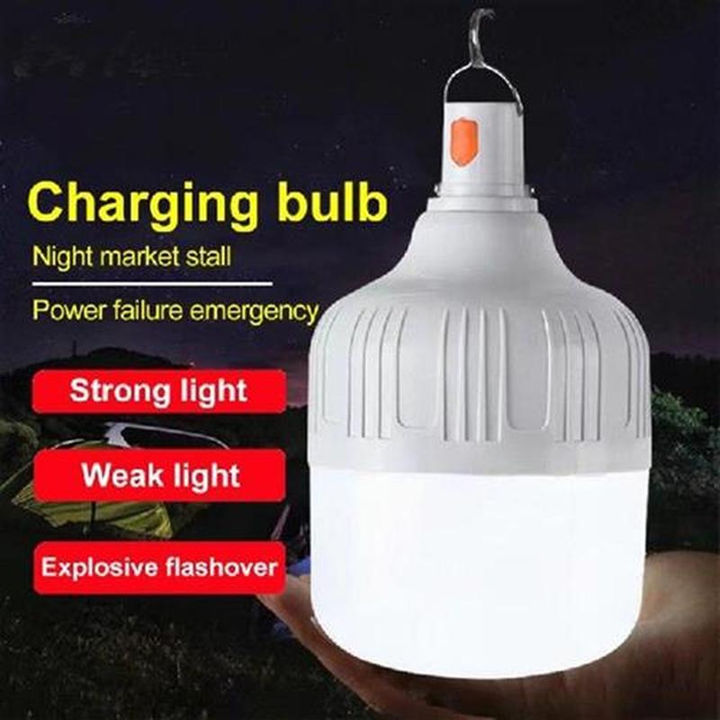 LED Rechargeable Bulb Night Market Stall Outdoor Camping