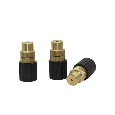 300 Pcs Adjustable 6mm Misting Nozzles Brass Atomizing Spray