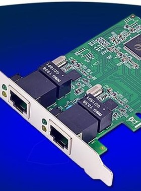 PCIe to 2x Gigabit Card 2 Ports Ethernet Network Adapter 10/