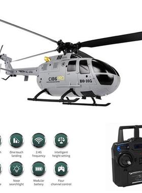 C186 Pro RC Helicopter for Adults 2.4G 4 Channel BO105 Scale