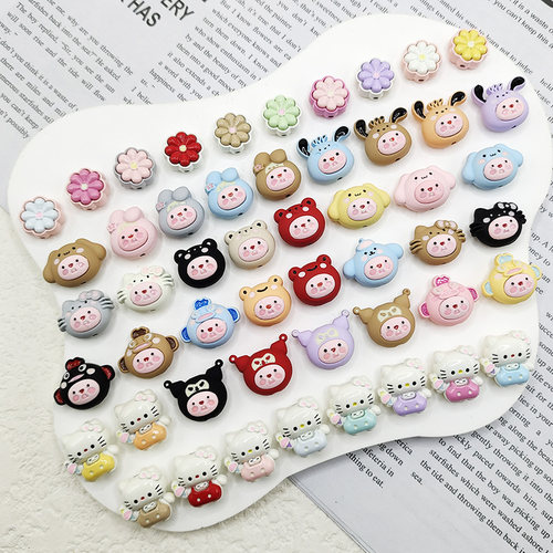 合金卡通系列pingu头DIY饰品配件