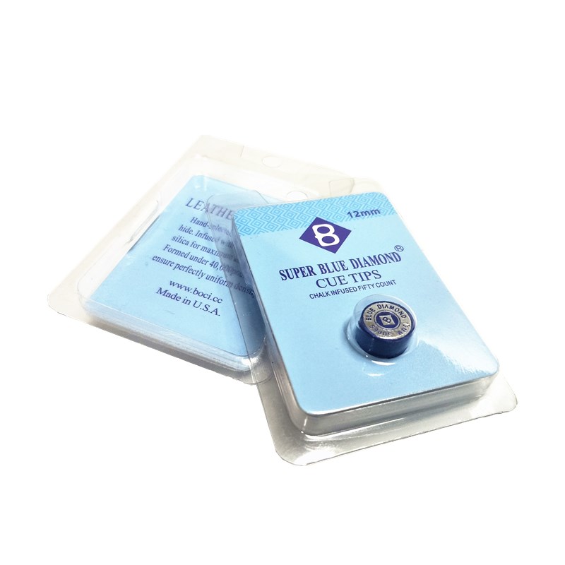 现货速发蓝钻皮头波茨台球杆皮头11.5mm中头波次杆皮头中式黑8台