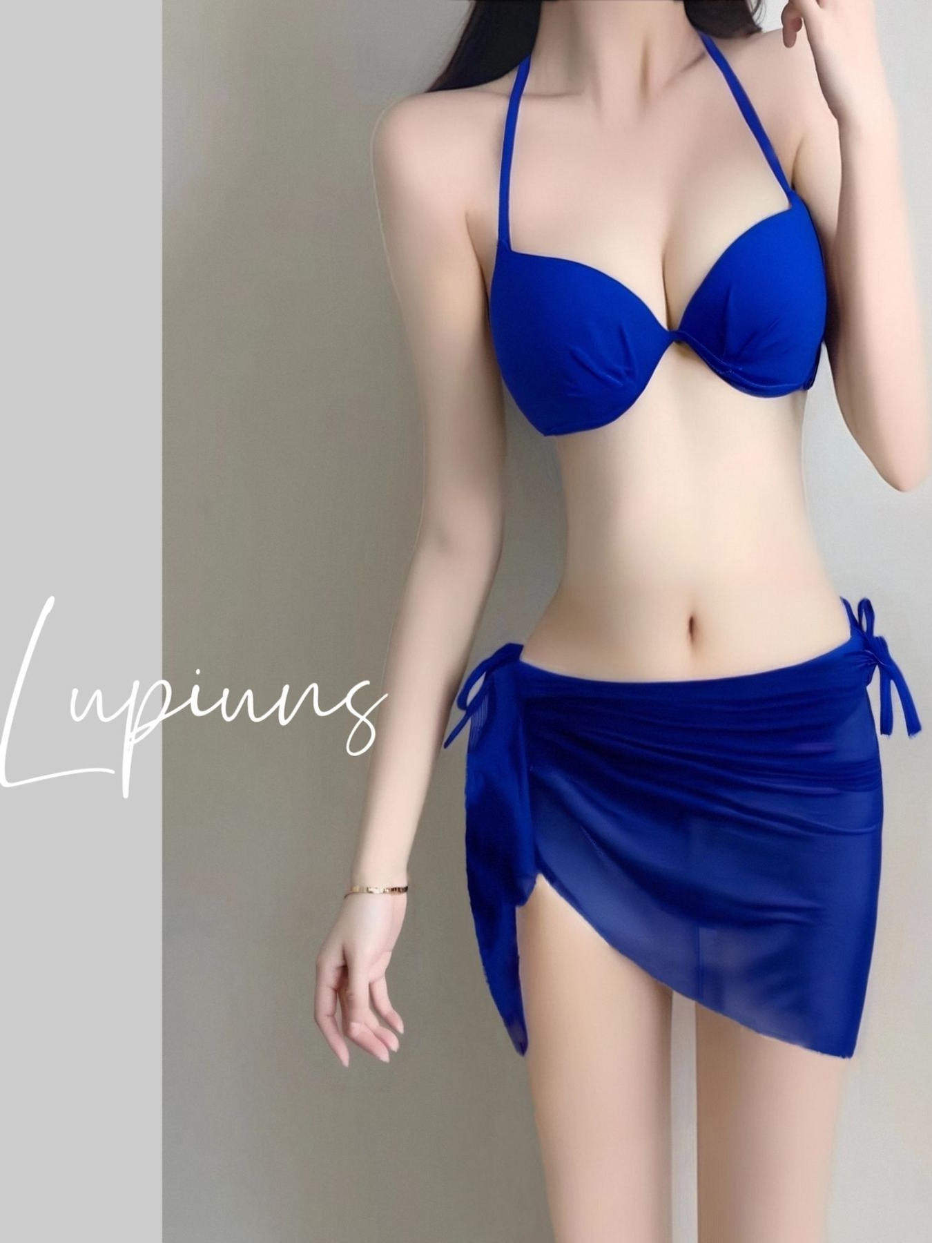 Bikini swimsuit women's high-tech women's beautiful three-piece s