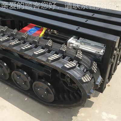 FHZ厂动家供应橡胶履带底盘 隧道凿毛带底履总成 电液压盘履带底