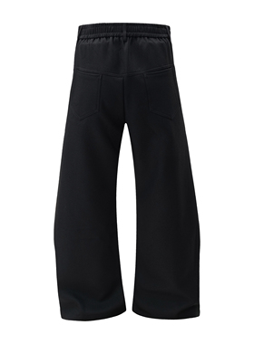 ASCA 弯刀活页宽松显瘦廓形设计阔腿百搭身材立体剪裁西装裤休闲