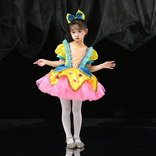 Детский милый костюм для раннего возраста с бантиком, юбка-пачка