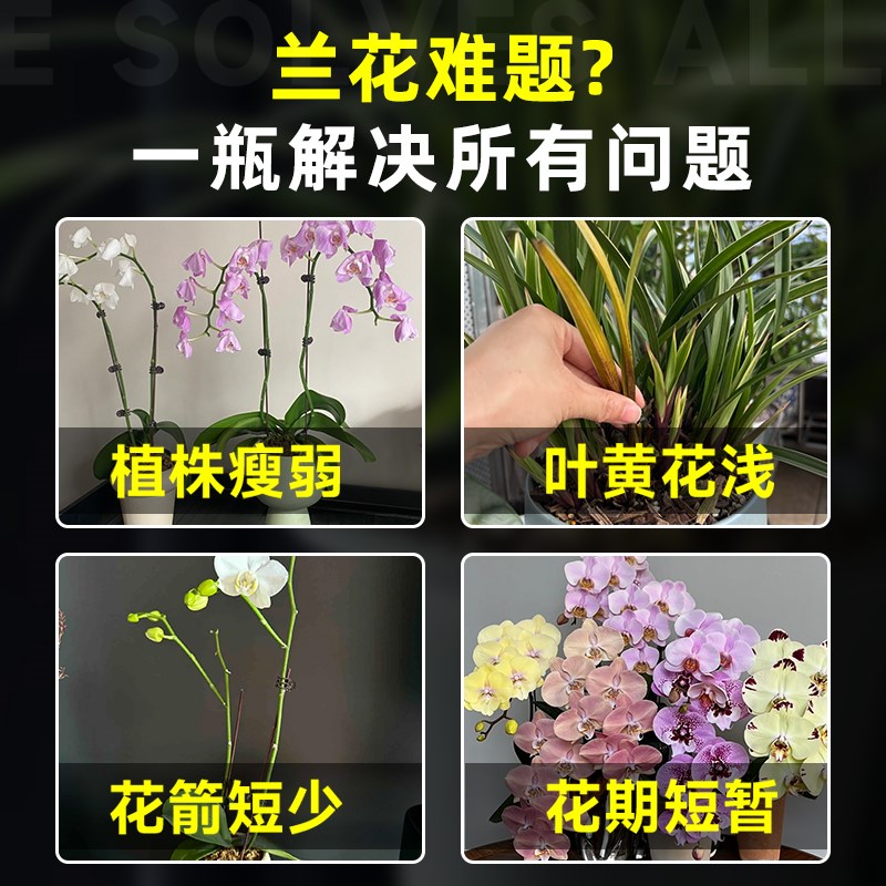 现货速发兰花多箭素爆芽素菌营养液蝴蝶兰多剑王兰科通用营养液肥