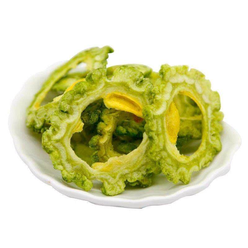 苦瓜脆袋装脱水蔬菜干即食苦瓜片干原味苦瓜零食果蔬脆解馋充小吃