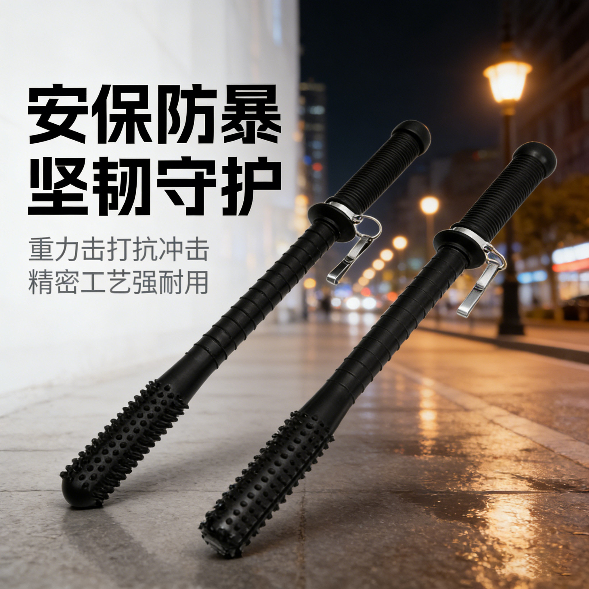 防暴棍子防卫工具女性打狗神器轻便防脱手防身合法自卫武器防狗棍