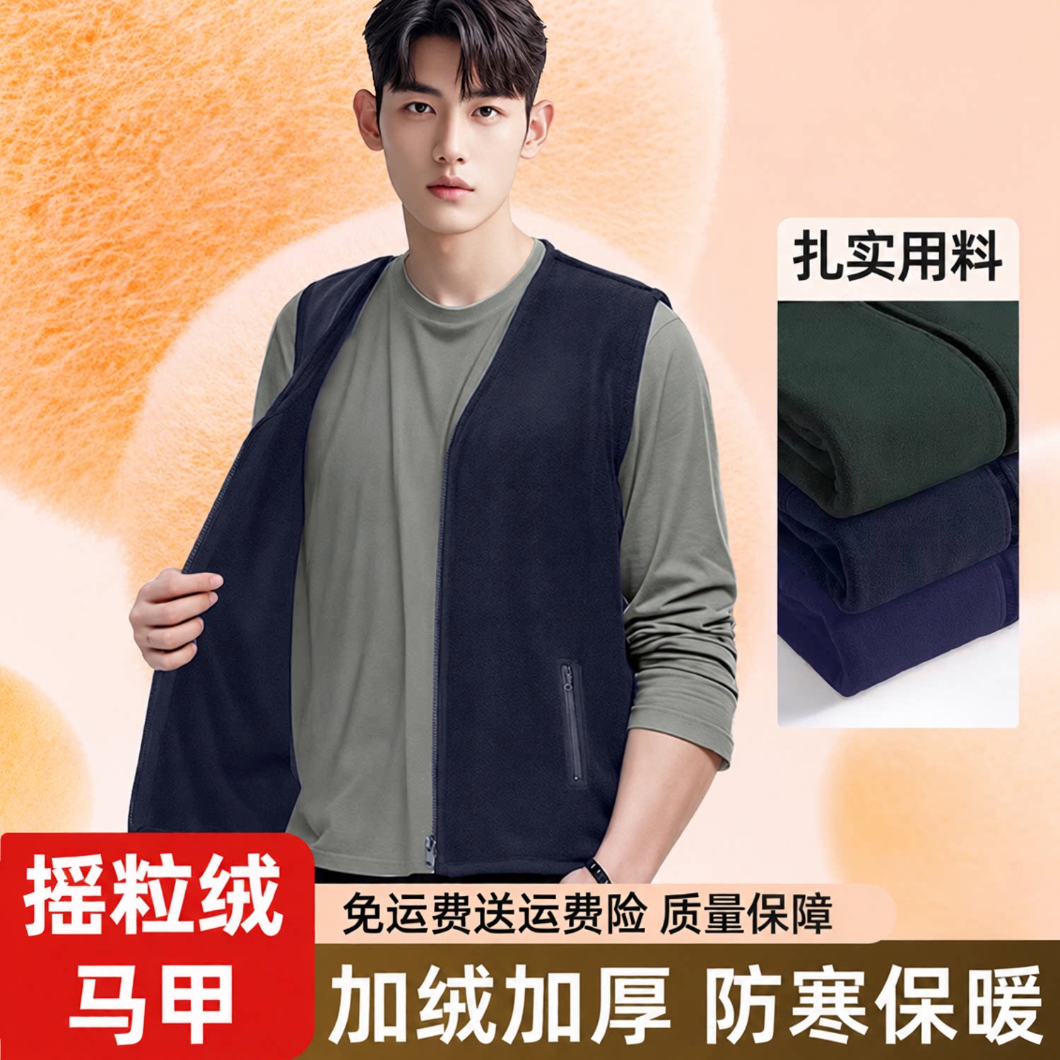 冬季户外防寒保暖正品马甲