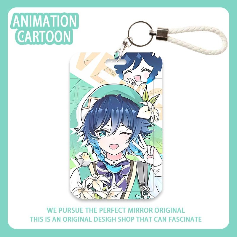 原神校园卡学生饭卡套门禁公交地铁房卡厂牌胸牌工作证保护卡套