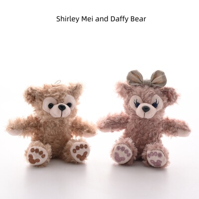 【甜美脸型】雪莉玫达菲熊裸熊包包挂件毛绒玩偶女生车车挂饰