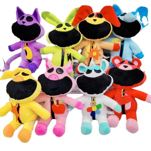 跨境新品smiling critter-s波比微笑动物恐怖游戏玩偶毛绒玩具