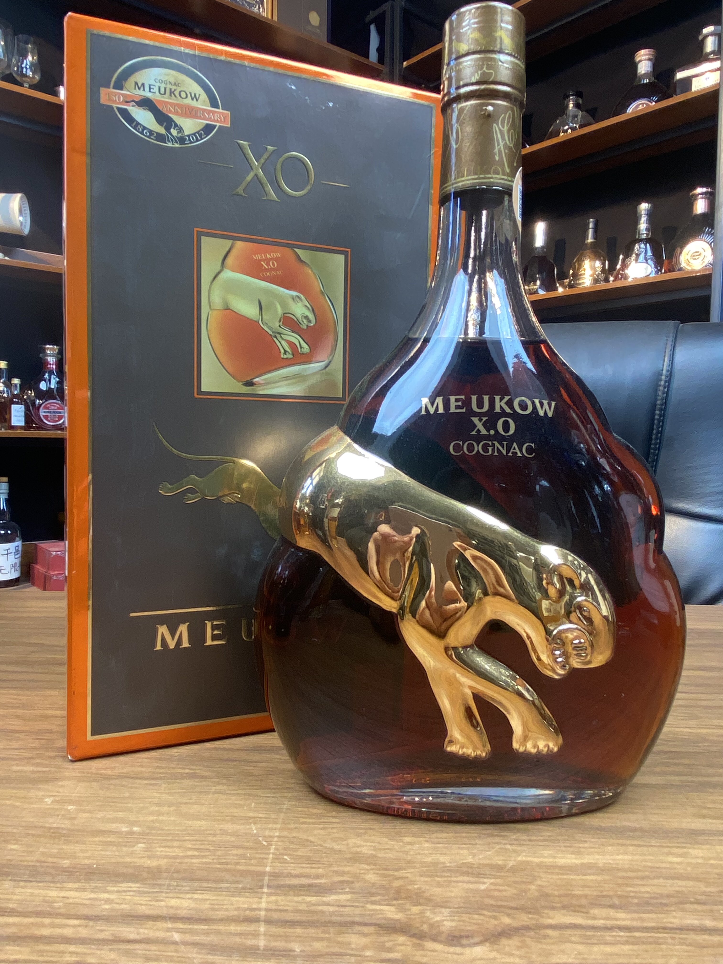 墨高金豹xo 法国干邑白兰地1L 2斤装