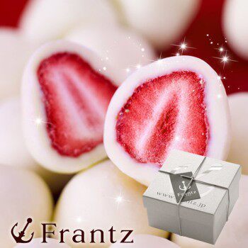 【人气现货】日本进口零食frantz神户松露夹心草莓巧克力双拼礼盒