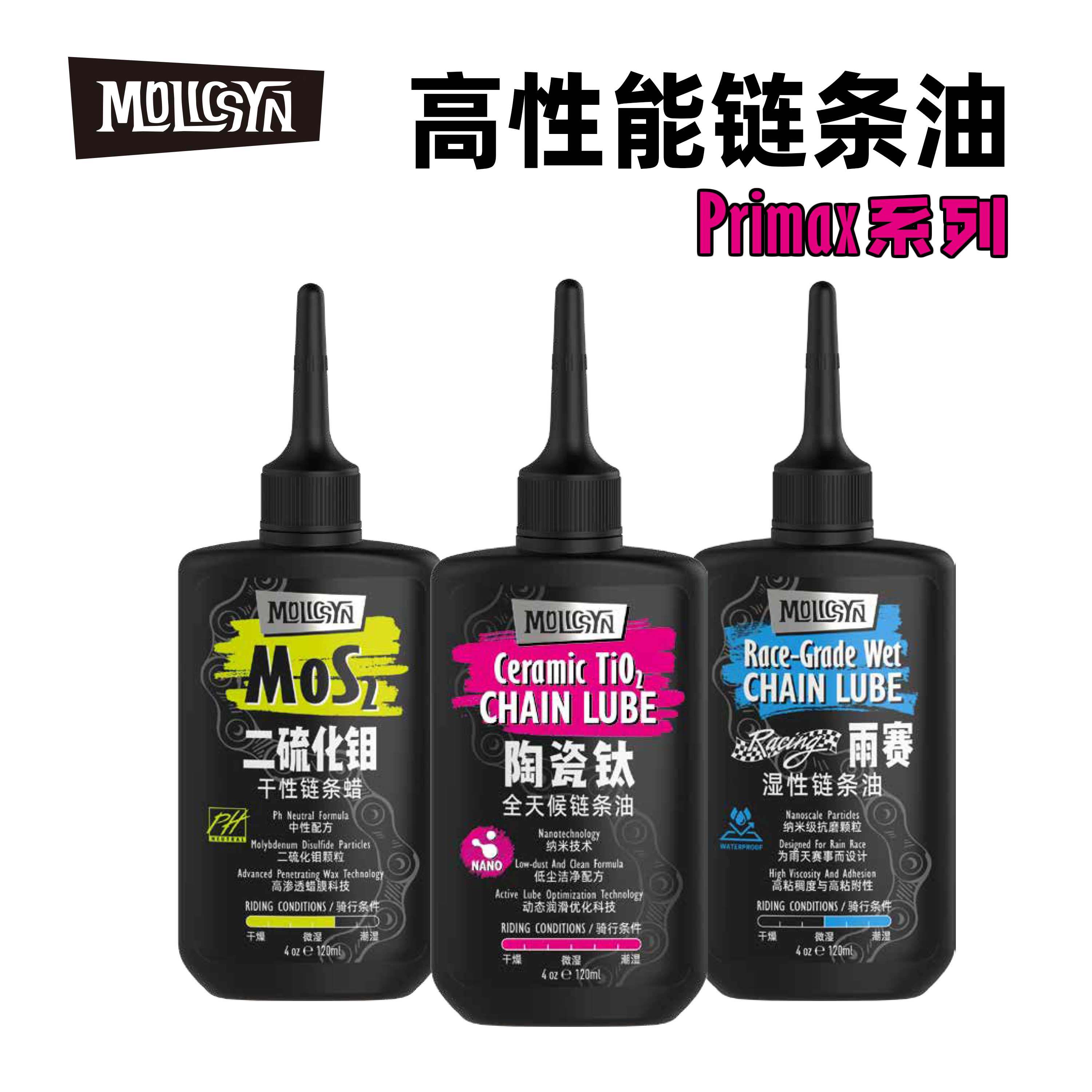 MolicSYN魔立刻润滑油Prime链条油陶瓷钛湿性二硫化钼干性链条,电动车/配件/交通工具,更多电动车零/配件,淘宝优惠券,粉丝福利购,淘宝优惠卷