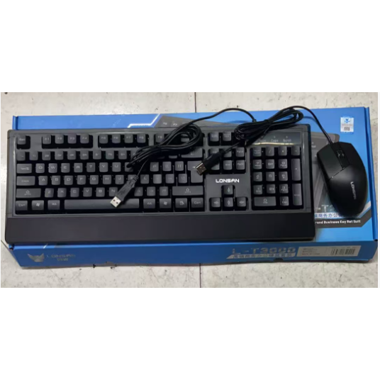 森松尼朗森L-T3000 商务办公防水键盘鼠标套装 家用笔记本USB高端