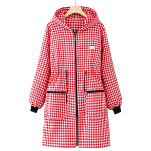 帆布罩衣女新款工作服冬季围裙长袖纯棉家用护衣韩版围腰加厚网红