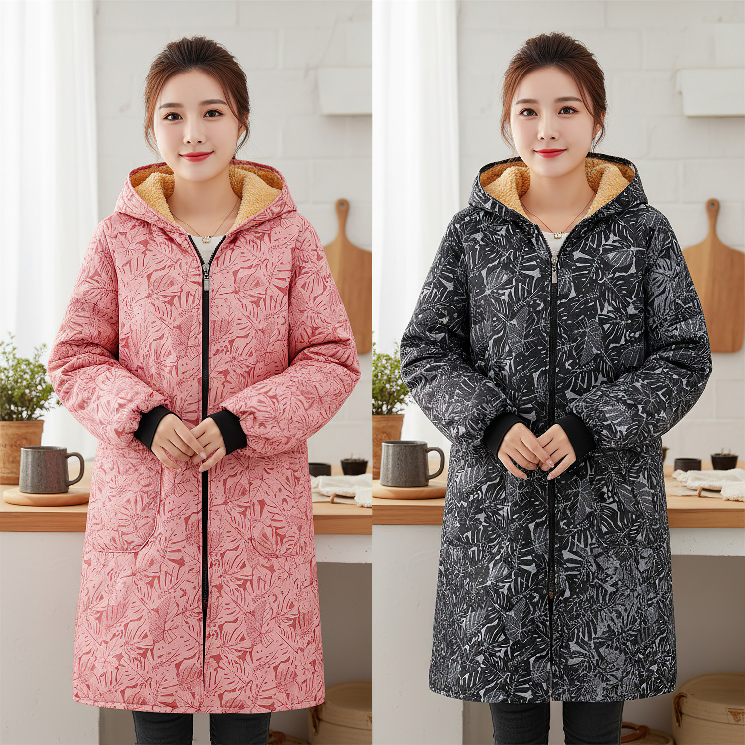 工厂车间围裙厨房家用上班工作服护衣罩衣女新款加绒加厚防水防油,家庭/个人清洁工具,围裙,淘宝优惠券,粉丝福利购,淘宝优惠卷