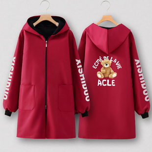 年轻款工作服罩衣女新款漂亮围裙厨房家用男定制加绒加厚防水防油