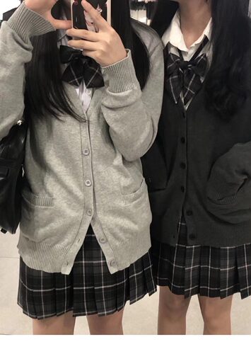 学院风日系宽松春秋季长袖毛衣