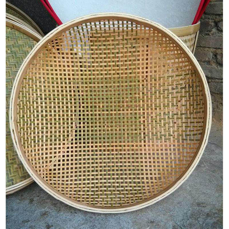 农家手工编织有孔竹筛子竹编茶叶竹筛粗孔细孔漏筛竹篓筛子竹制品