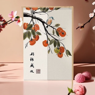 玄关装 中式 饰画5d立体饭店卫生间葫芦挂画轻奢高级感高端魔术贴