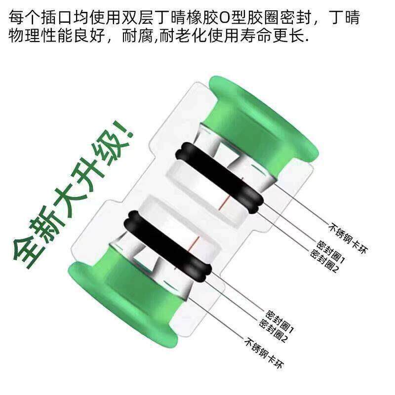 免1热熔ppr水管快速接头分20通快插直接25快接弯头p三3e2球阀pvc4