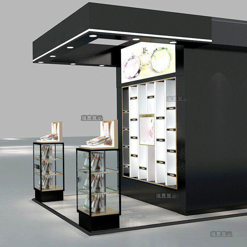 妆彩品展示柜带镜子口红展示MAGA-102架带灯美店妆货架化调色烤漆