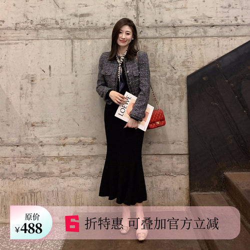 Echoone小香外套女新款