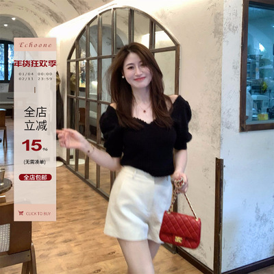 Echoone灯笼袖设计感上衣