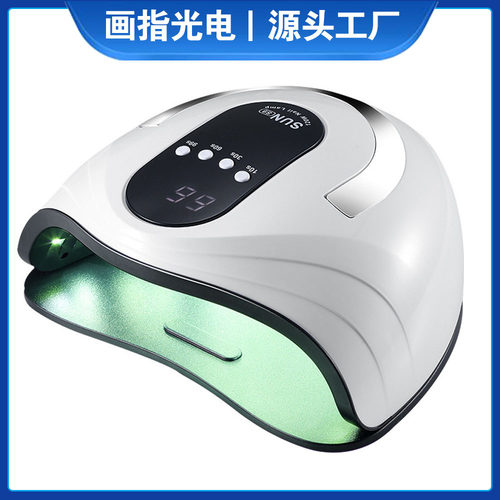 大功率美甲灯SUNS9手提式速干指甲烤灯美甲光疗机甲油胶烘干机